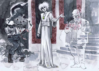 Illustration for article titled Concept art from the Sandman movie that never was